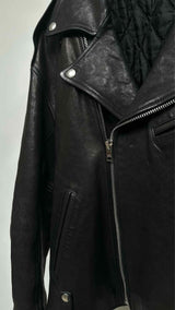 Isabel Marant Bacem Quilted-Lining Leather Jacket