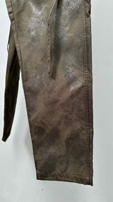Comme Des Garcons Homme Plus Over-dye Waxed Nylon Pants