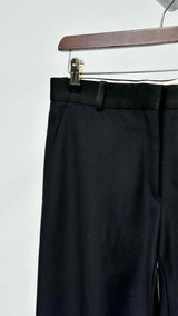 Women's CELINE Color Block Woo/lLeather Pants