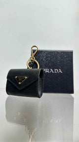 PRADA Saffiano-leather Airpods Case