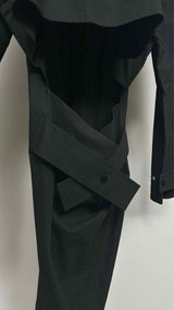 Bottega Veneta L/S Back Cut Out Trench Dress