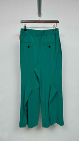 Issey Miyake Pleated-waist Flare Wide Back-slit Wide Easy Pants