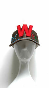 Walter Van Beirendonck Houndstooth Future Hat