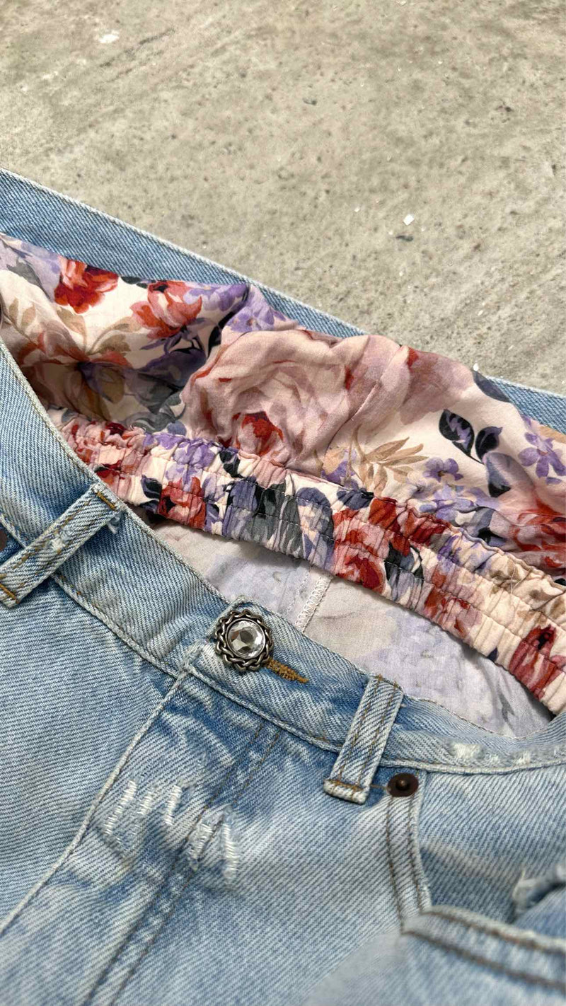 COOL T.M Floral Distressed Jeans