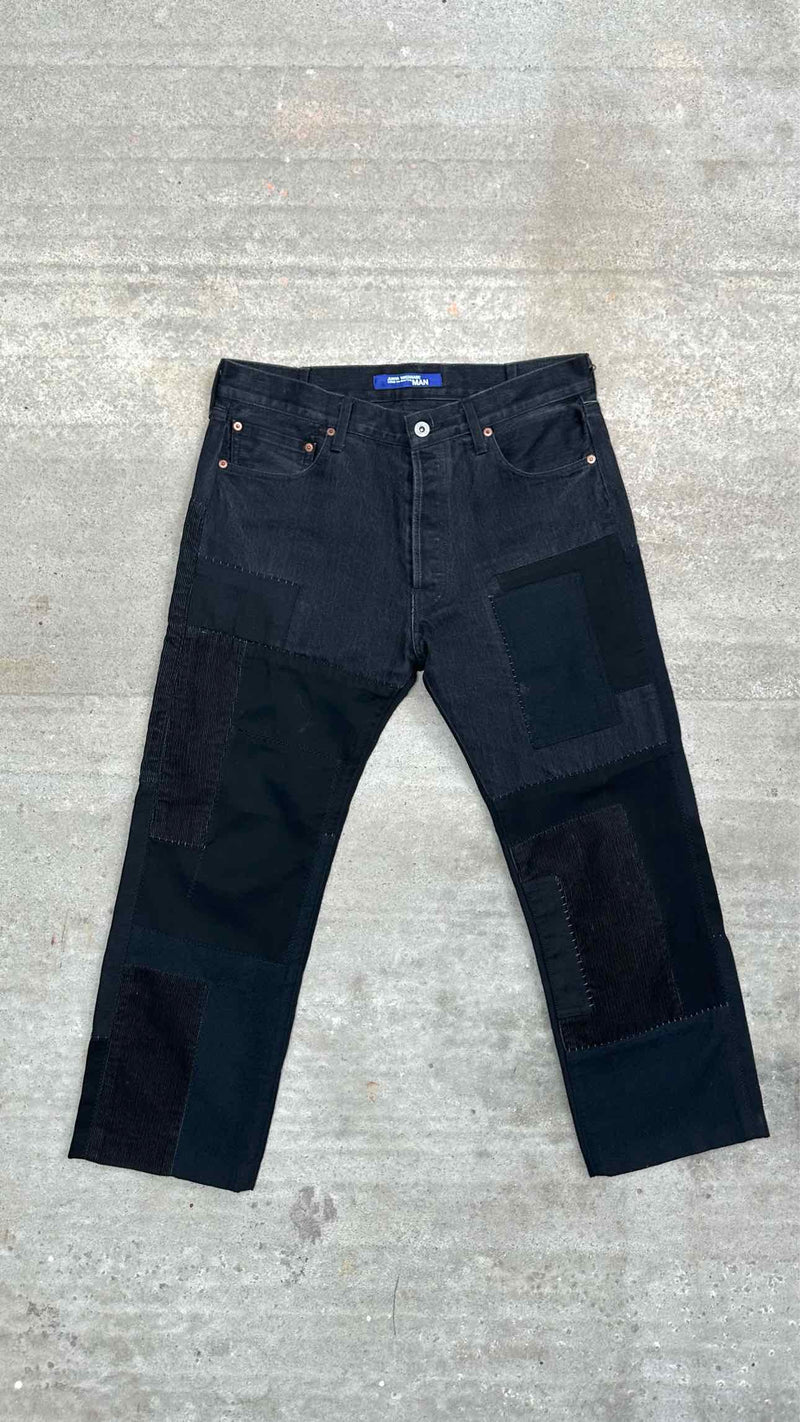 Junya Watanabe Cropped Patch Work  Jeans