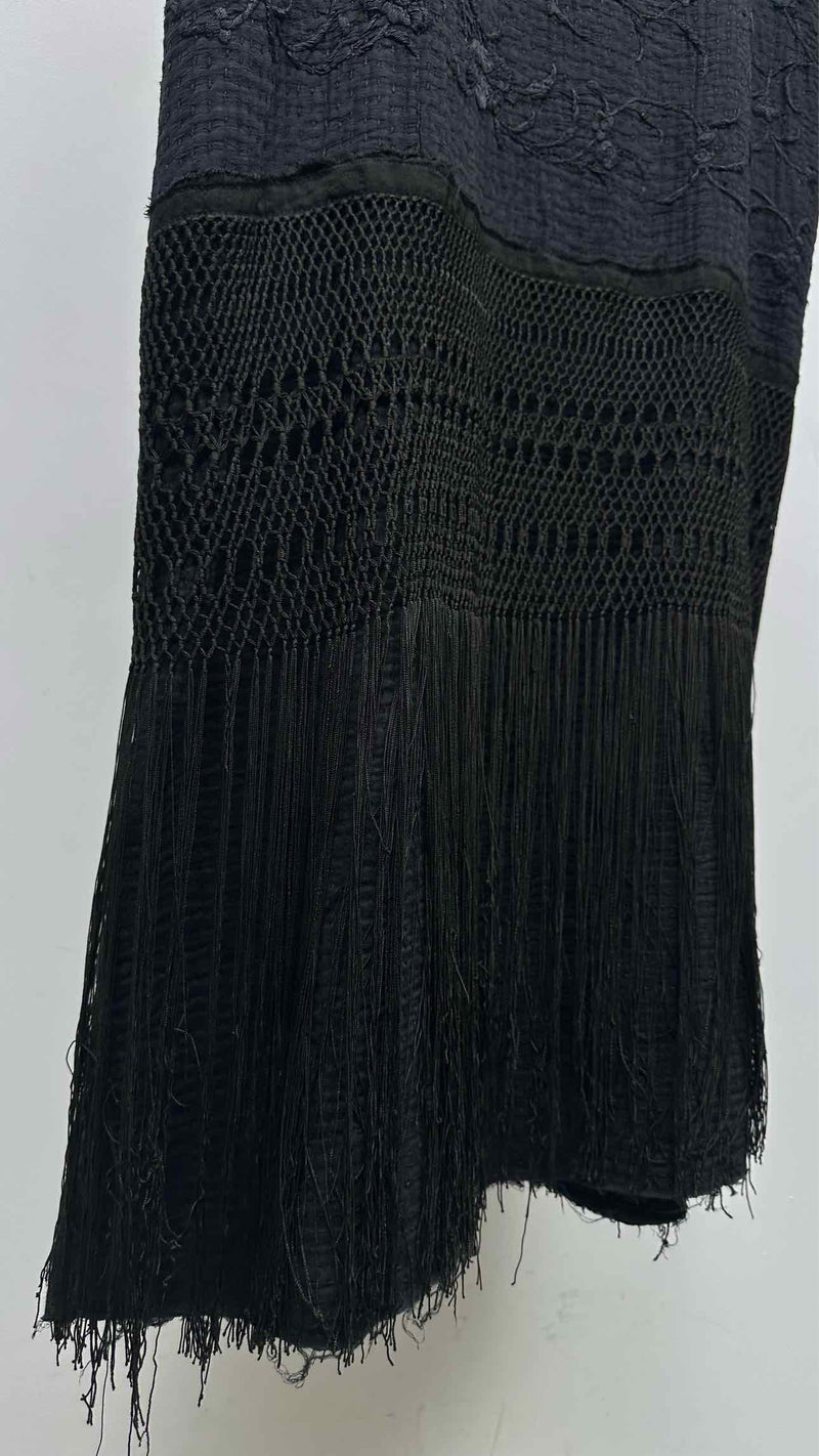 By Walid Embroidered Fringe Gilet