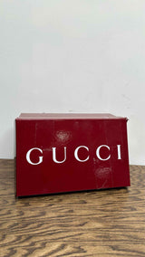 Gucci Square-toe Slingback Heel Pumps