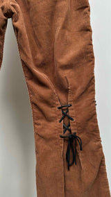Kapital Studed Corduroy Flare Pants