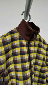 PRADA Plaid Track Jacket