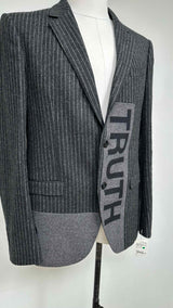 Alexander McQueen Stripe "TRUTH" Jacket