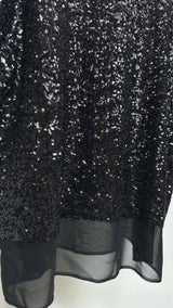 Comme Des Garcons N/S Sequin Tulle Top