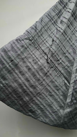 Thom Browne Pleated Silk A-line Long Skirt