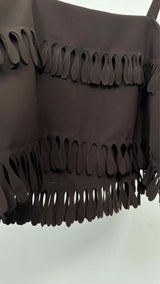 Issey Miyake Fringed Square Wrap Camisole