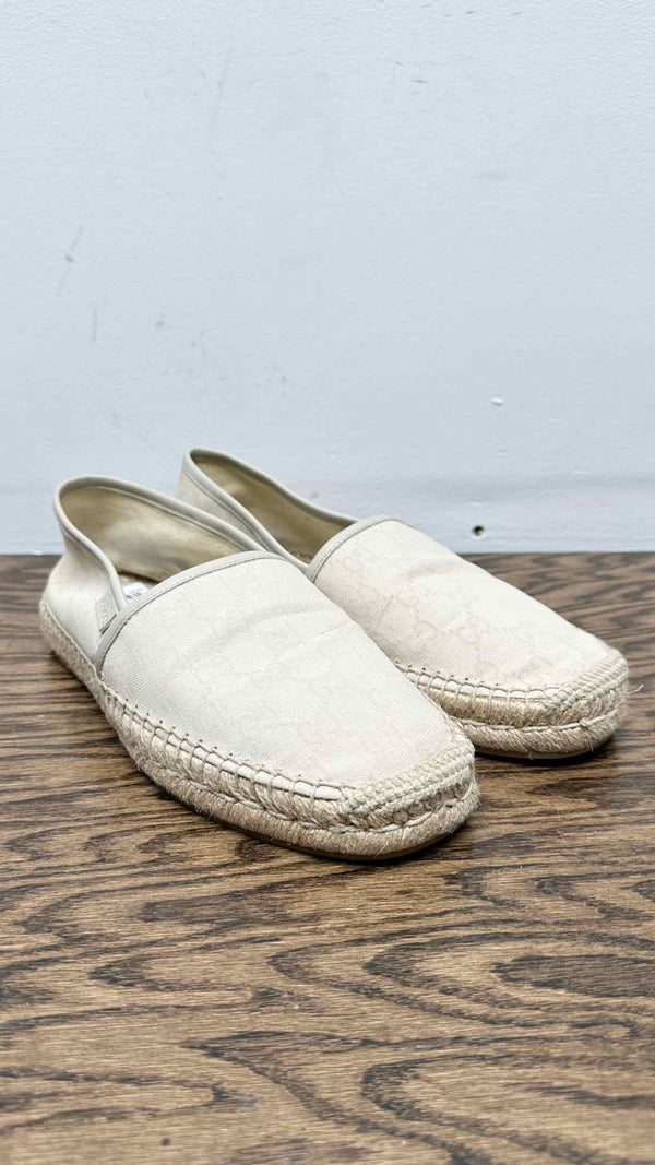 Gucci GG Cavas Espandrilles Slip-on