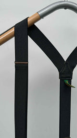 Paul Harnden Moleskin Cropped Wide Suspenders Work Pants