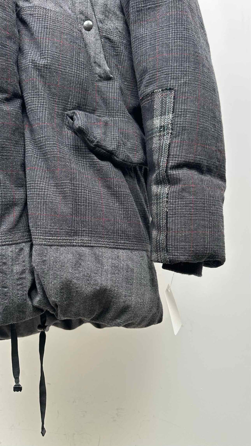 Lanvin Patchwork Hooded Down Coat