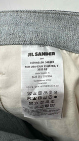 Jil Sander + High-waisted Wide Jeans