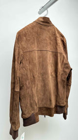 Moncler Suede Bomber Jacket