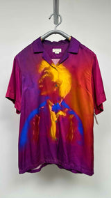 Dries Van Noten X Len Lye S/S Clive Satin Printed Shirt