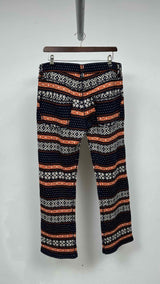 Junya Watanabe MAN Nordic Knit Flare Pants