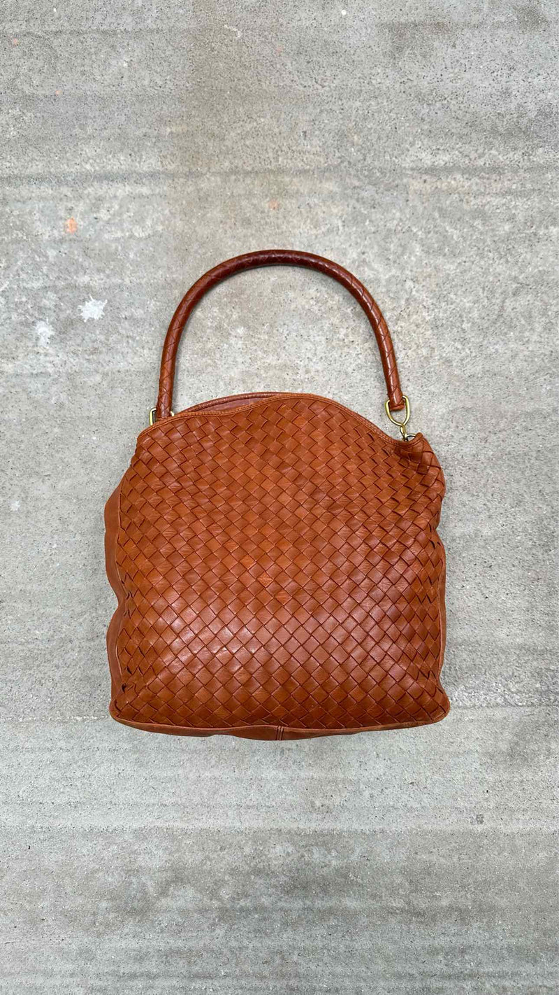 Bottega Veneta Woven-leather Hobo Bag