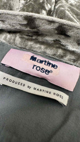 Martin Rose Crashed Velvet Track Pants