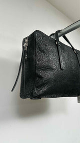 Rick Owens Rectangle Overhight Embossed-leather Bag