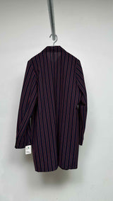 Wooyoungmi Zip-up Stripe Seersucker Coat