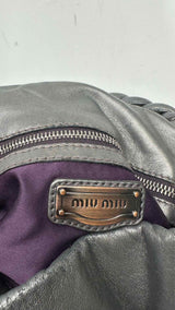Miu Miu Leather Harlequin Patchwork Bag