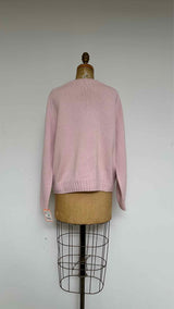 CELINE Triomphe-Horsebit V-Neck Sweater