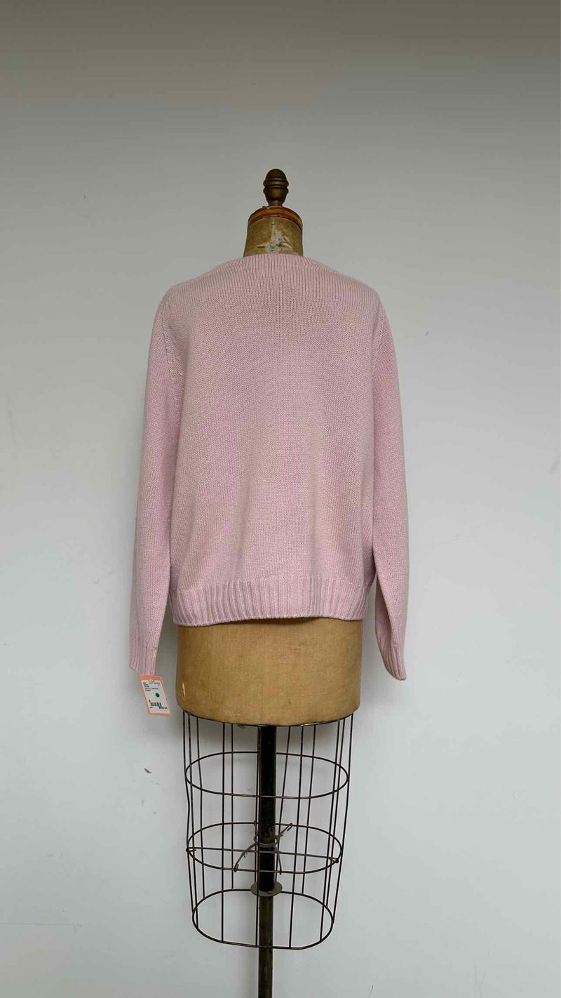 CELINE Triomphe-Horsebit V-Neck Sweater