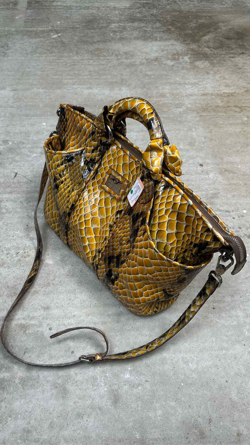 Giorgio Armani Python-embossed Bag