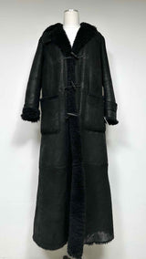 Ralph Lauren Purple Label Shearling Duffle Coat