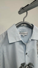 JW Anderson S/S Grape Striped Vacation Shirt