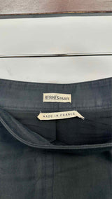 Hermes Side-zip Maxi Skirt
