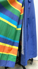132 5. Issey Miyake N/S Color-Blocking Earth Long Dress