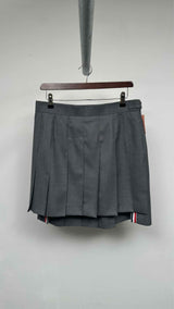 Thom Browne Dropped-back Pleated Skirt