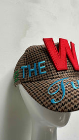 Walter Van Beirendonck Houndstooth Future Hat