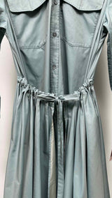 Dries Van Noten Two-toned Drawstring Light Coat