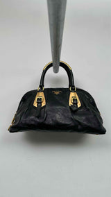 PRADA Calfskin Bauletto Bag