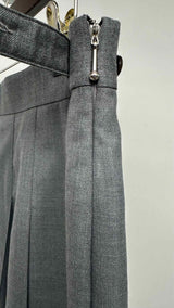 Thom Browne Dropped-back Pleated Skirt