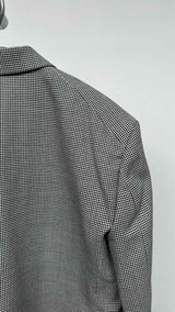 Comme Des Garcons Houndstooth Oversized Blazer Jacket