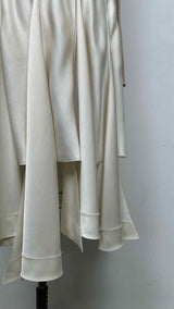 LOEWE "Mixed-Media" Pleated Bottom Dress