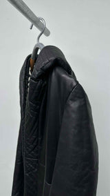 Gareth Pugh Quilted-leather Paded Long Coat