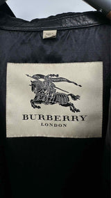 Burberry Zip-up Hooded Leather Jacket