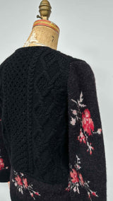 Tricot Comme Des Garçons Cable/Jacquard Docking Sweater