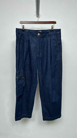 Jacquemus Pleated Baggy Cargo Jeans