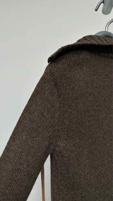 Ann Demeulemeester Suede-bow-closer Cardigan