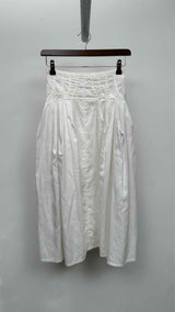 CELINE High-waist Pleats Long Skirt