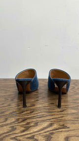 LOEWE Ripped Denim Mules